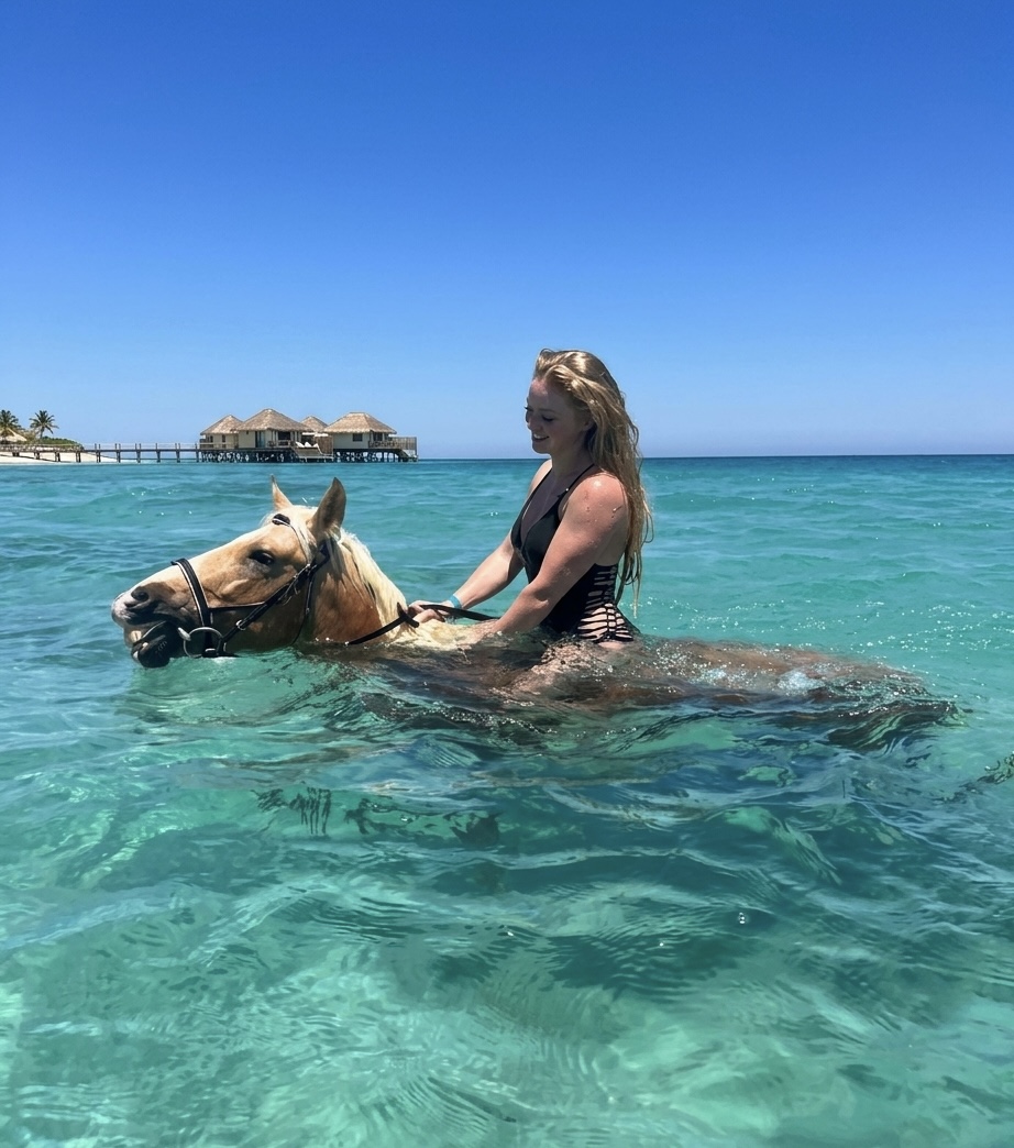 Horse riding through the Red Sea